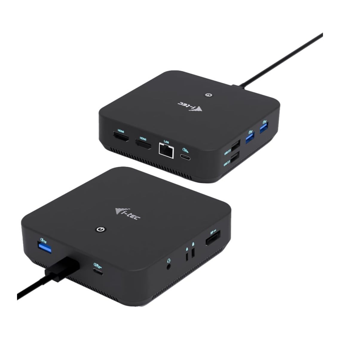 i-tec USB-C DP Dual HDMI Docking Station with Power Delivery 100 W, Wired, USB 3.2 Gen 2 (3.1 Gen 2) Type-C, 100 W, 10,100,1000 Mbit/s, Black, 10 Gbit/s