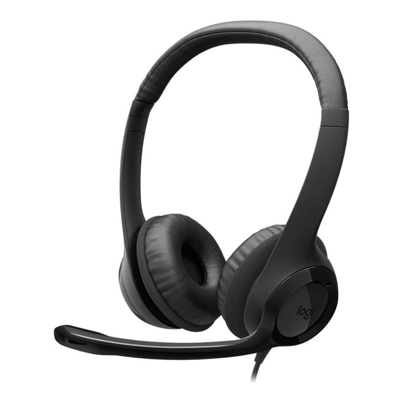 Logitech H390 USB, Wired, Calls/Music, 20 - 20000 Hz, 197 g, Headset, Black