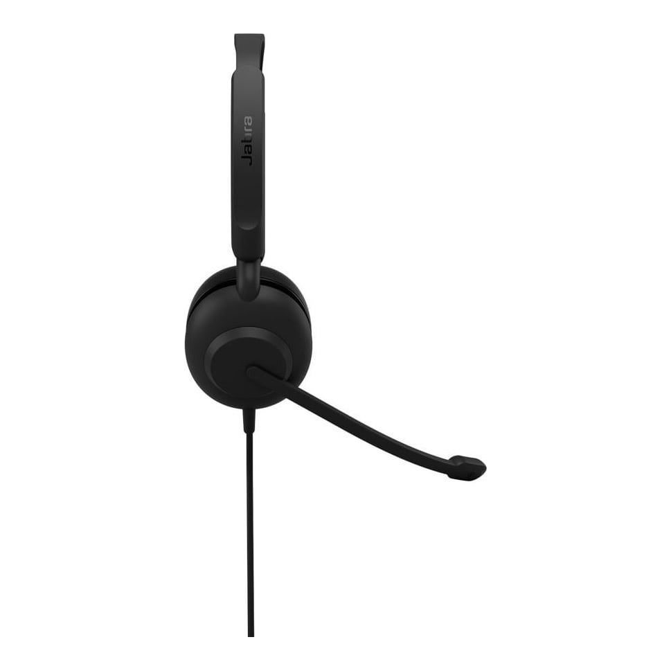 Jabra Evolve 10 - Stereo, USB-A, Wired, 20 - 20000 Hz, Office/Call center, 123 g, Headset, Black