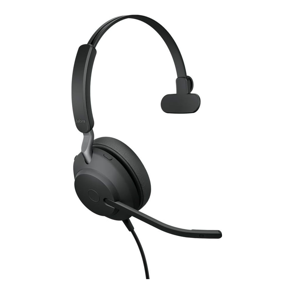 Jabra Evolve2 40 SE, Wired, Office/Call center, 20 - 20000 Hz, 88.6 g, Headset, Black