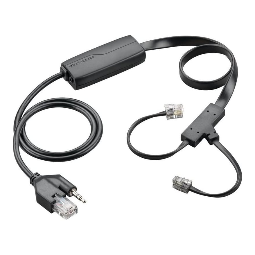 HP Inc. HP Poly APC-43 Electronic Hookswitch TAA, Black