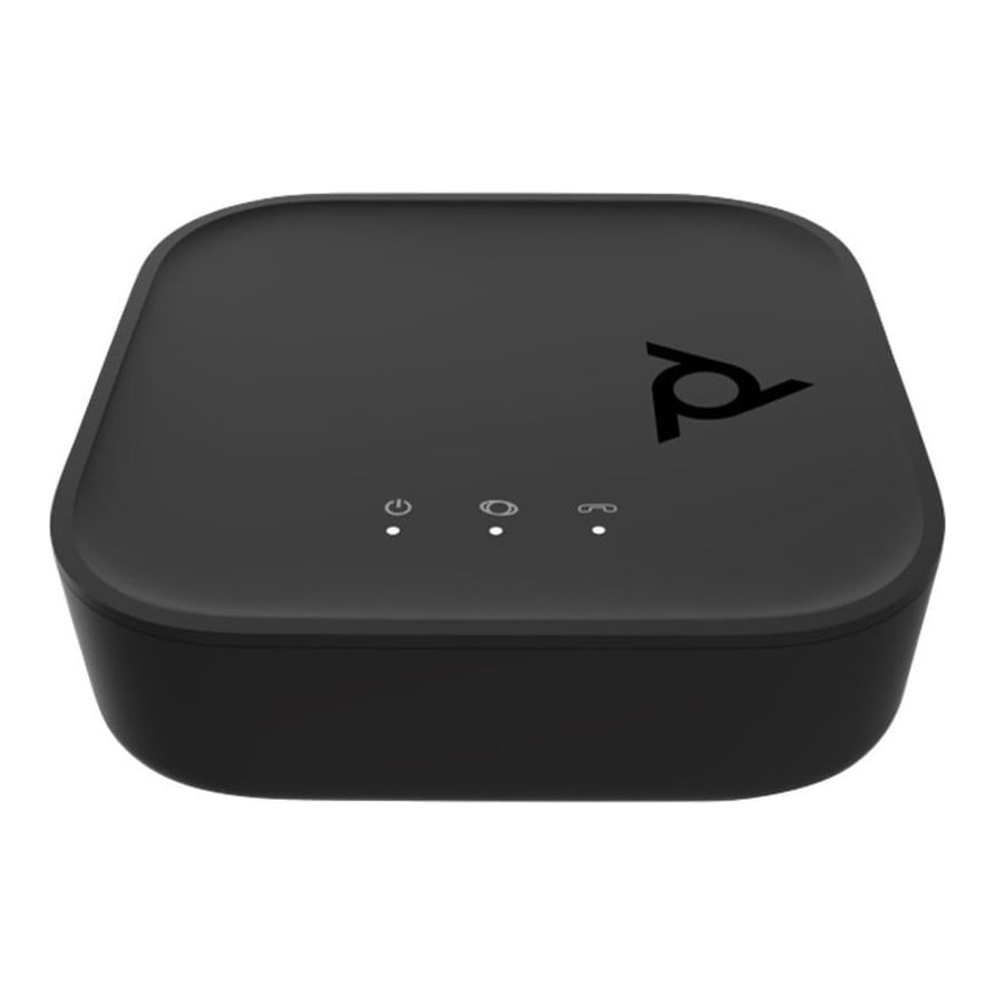 HP Inc. HP Poly ATA 400 1FXS Voice Port VoIP Adapter with Open SIP and Power Supply, G.711alaw, OPUS, Black, FCC part 15 (CFR 47) class B, CE, SIPv2, HTTPS, DC
