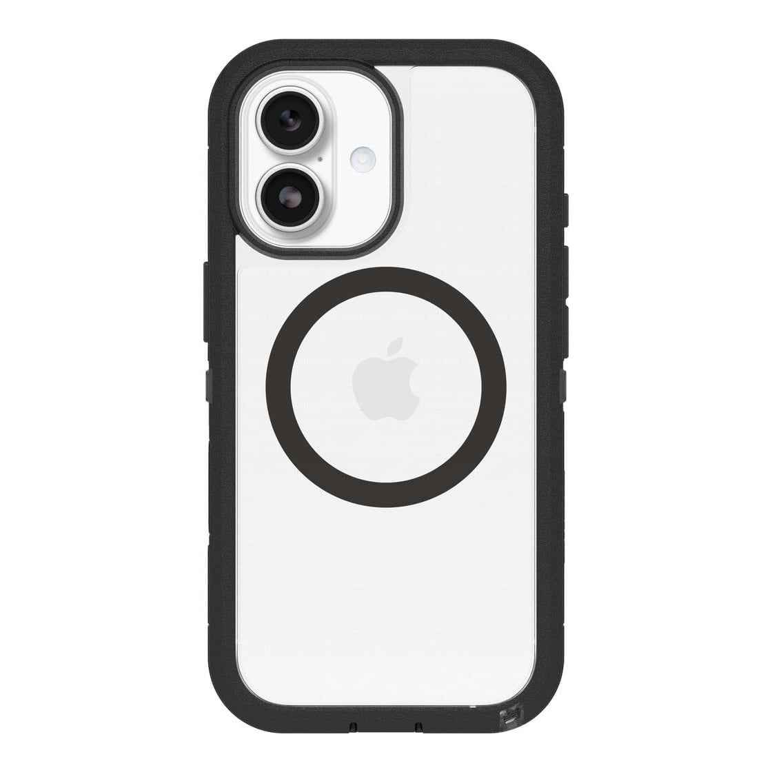 OtterBox Defender Pro XT Clear Series for Apple iPhone 17, transparent/black, Cover, Apple, iPhone 17, 16 cm (6.3"), Black, Transparent