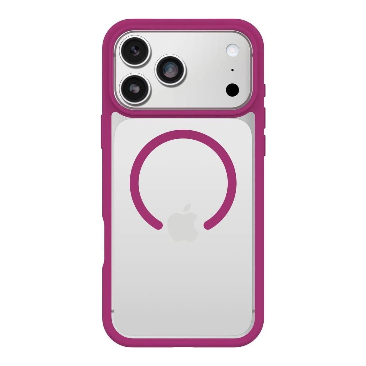 OtterBox React MagSafe Series for Apple iPhone 17 Pro Max, Rose Crystal, Cover, Apple, iPhone 17 Pro Max, 17.5 cm (6.9"), Pink, Transparent