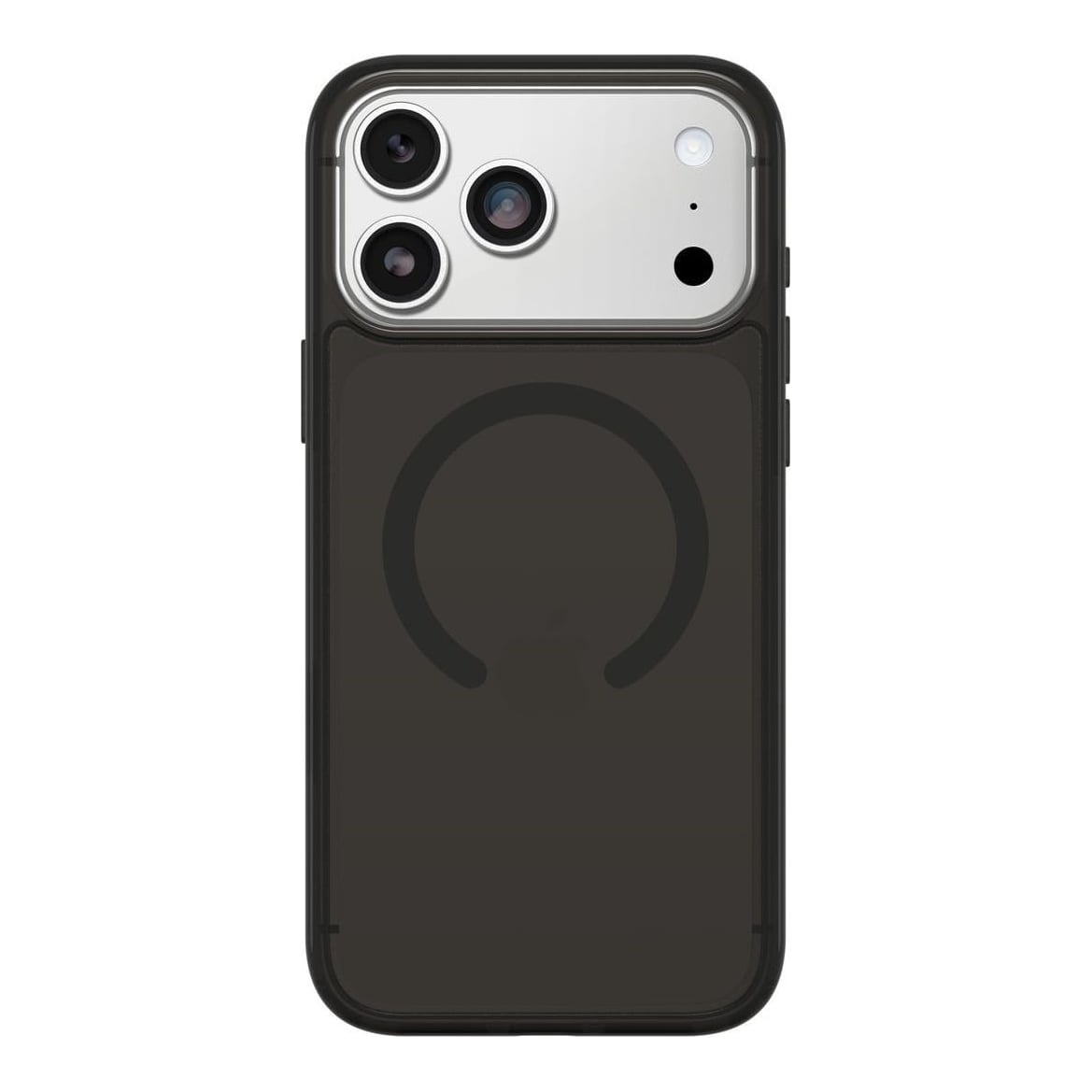OtterBox Symmetry Clear MagSafe Series for Apple iPhone 17 Pro Max, Black Mist, black, Cover, Apple, iPhone 17 Pro Max, 17.5 cm (6.9"), Black, Transparent