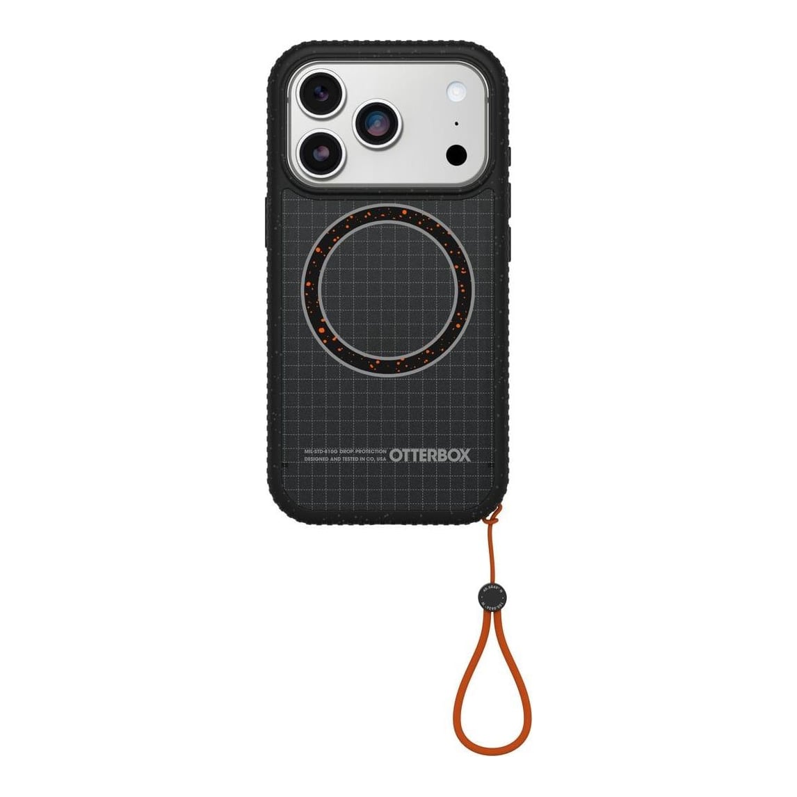 OtterBox Sole Series for Apple iPhone 17 Pro, Night Raid, Cover, Apple, iPhone 17 Pro, 16 cm (6.3"), Black