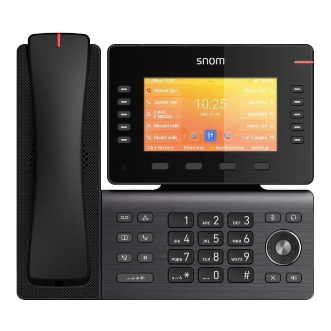 Snom Technology Snom D892M, IP Phone, Black, Desk/Wall, Linux, TFT, 12.7 cm (5")