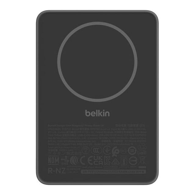Belkin BPD010hqBK, 5000 mAh, Wireless charging, 7.5 W, Black