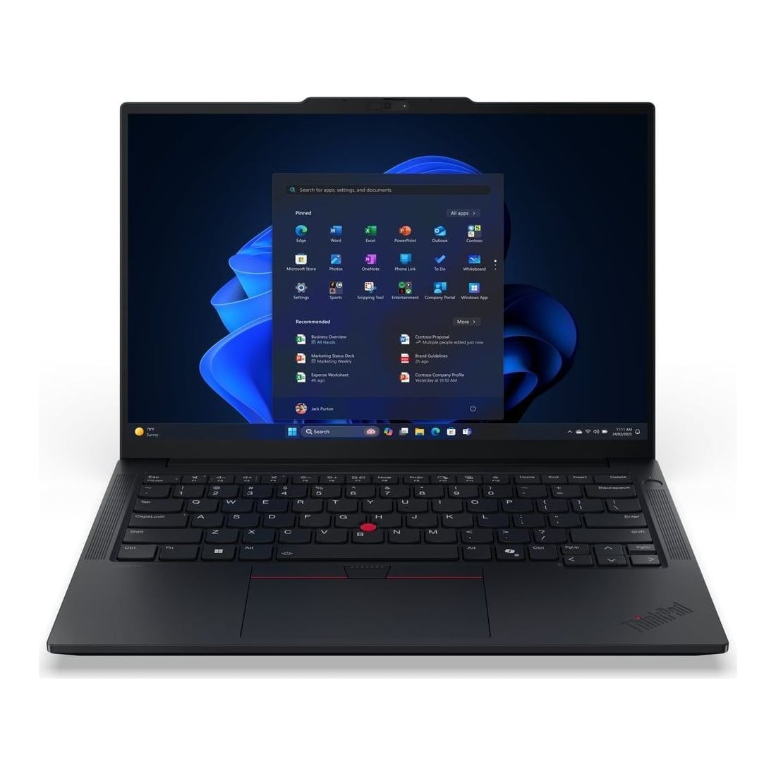 Lenovo ThinkPad E14 Gen 7 (Intel), Intel Core Ultra 5, 35.6 cm (14"), 1920 x 1200 pixels, 16 GB, 512 GB, Black