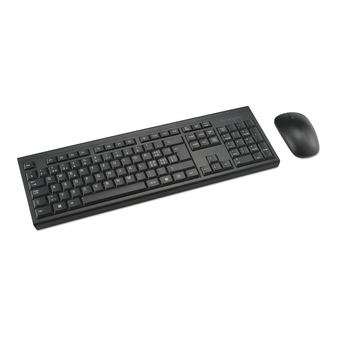 Kensington K75562CH, Wireless, RF Wireless, Membrane, QWERTZ, Black, Mouse included