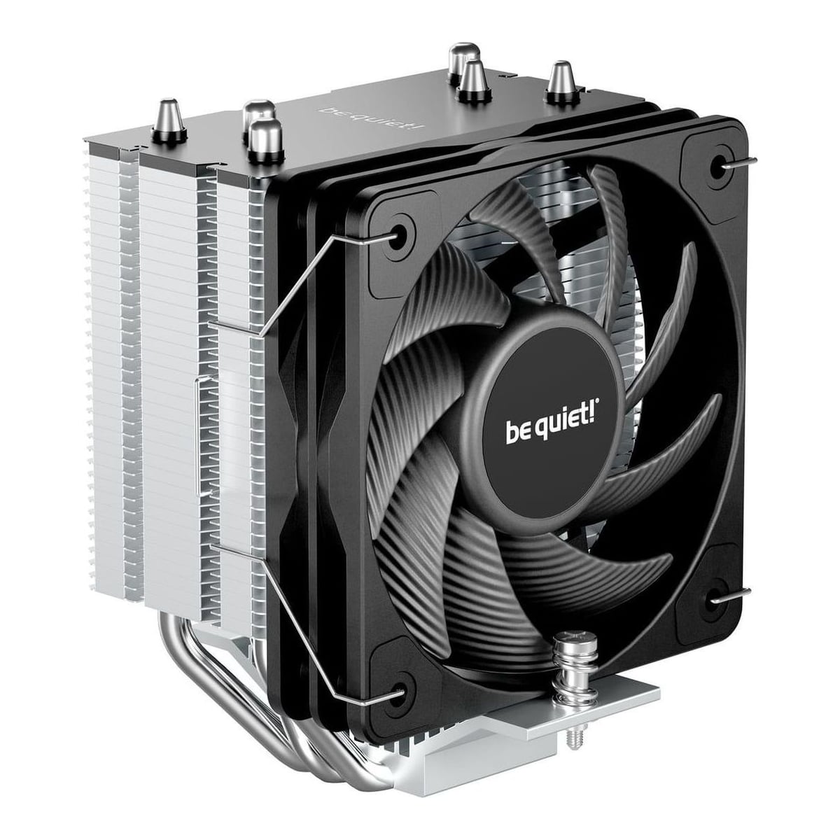 be quiet! Pure Rock Slim 3, Air cooler, 10 cm, 1700 RPM, 60.3 m³/h, Silver