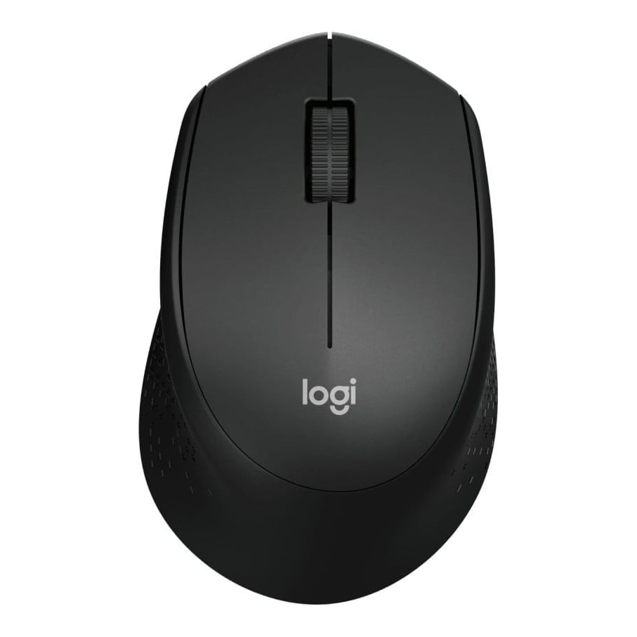 Logitech M330 SILENT PLUS, Right-hand, Mechanical, RF Wireless, 1000 DPI, Black