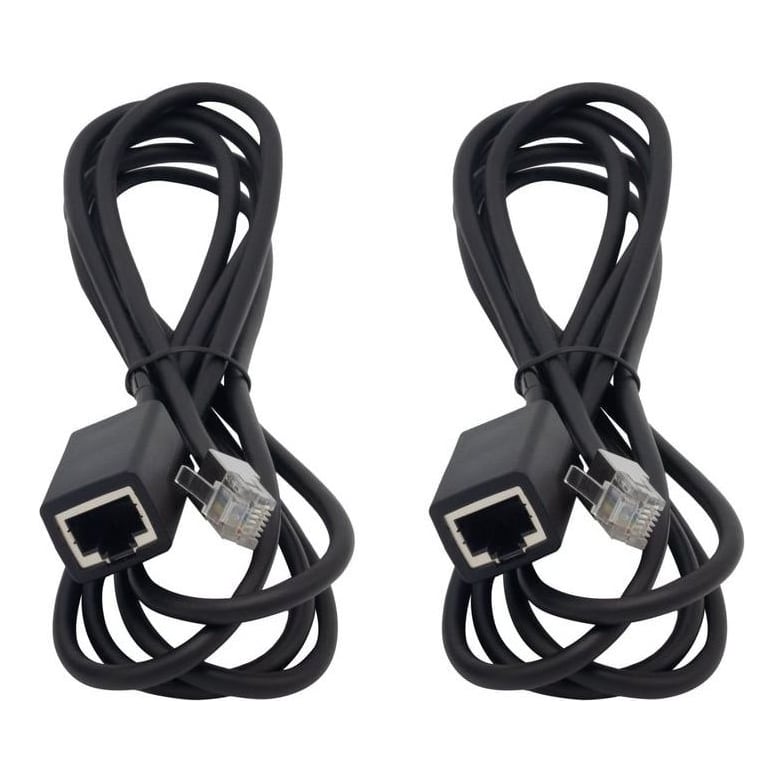 HP Inc. HP Poly Studio X50/X52/X70/USB Expansion Microphone Cable Extender Pack, Cable, Black, POLY, China, 190 mm, 210 mm