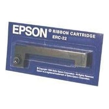 Epson ERC22B Ribbon Cartridge for M-180/190 series, longlife, black, Epson M180/182/183/185/190/191/192/195, Black, Black, China, Epson, 80 mm