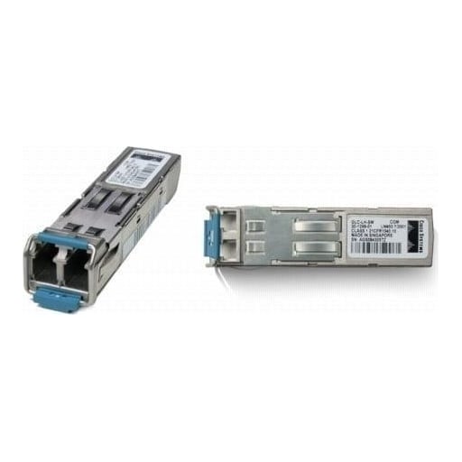 Cisco GLC-SX-MM-RGD, 1000 Mbit/s, 1000BASE-SX, 550 m, Wired, -40 - 85 °C, SFP