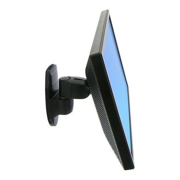 Ergotron 200 Series Wall Mount Pivot, 11.3 kg, 61 cm (24"), 75 x 75 mm, 100 x 100 mm, Black