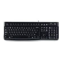 Logitech K120 Corded Keyboard, Wired, USB, QWERTZ, Black