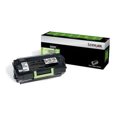 Lexmark 522H, 25000 pages, Black, 1 pc(s)