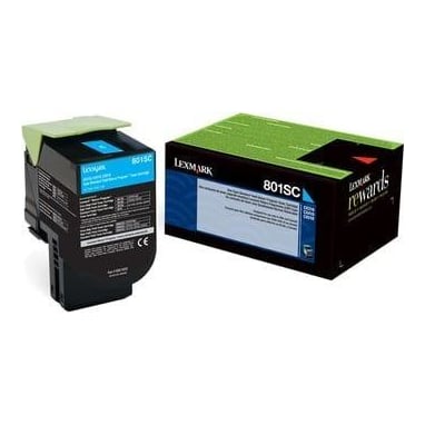 Lexmark 802SC, 2000 pages, Cyan, 1 pc(s)