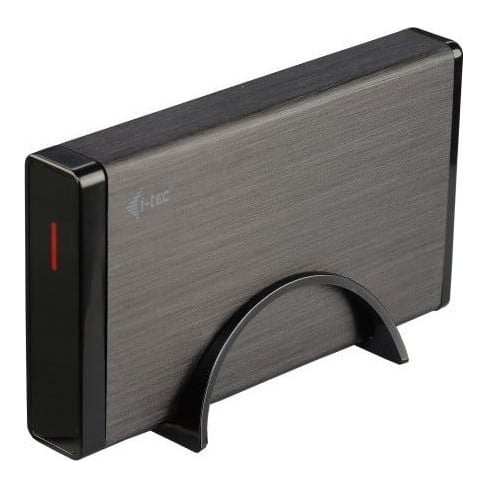 i-tec MYSAFE Advanced 3.5" USB 3.0, HDD enclosure, 3.5", Serial ATA, Serial ATA II, Serial ATA III, 5 Gbit/s, USB connectivity, Black, Metallic