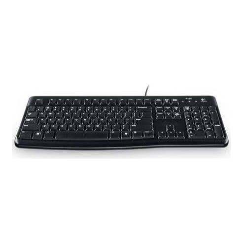 Logitech Keyboard K120 for Business, Full-size (100%), Wired, USB, QWERTZ, Black