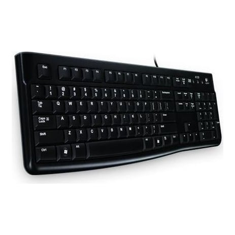 Logitech Keyboard K120 for Business, Full-size (100%), Wired, USB, QWERTZ, Black