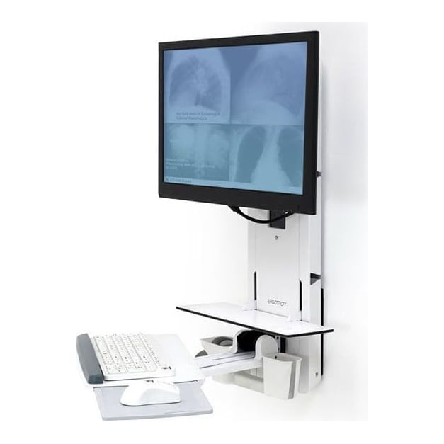 Ergotron 61-080-062, 15 kg, 61 cm (24"), 75 x 75 mm, 100 x 100 mm, White