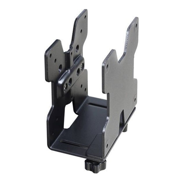 Ergotron 80-107-200, Desk-mounted CPU holder, 2.7 kg, Black, 700 g, 180 x 110 x 150 mm, 900 g