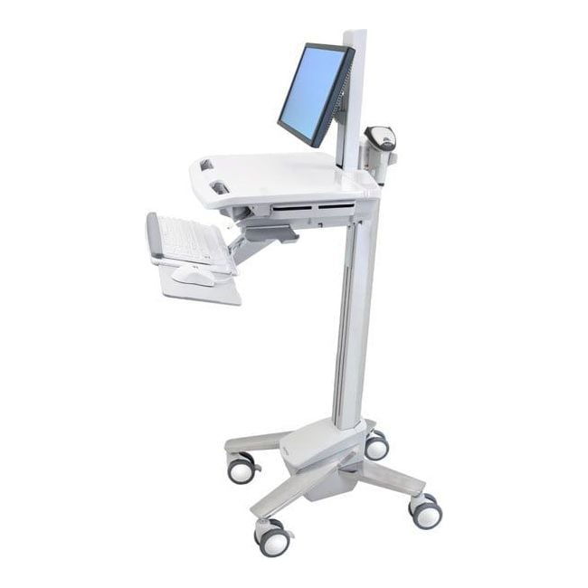 Ergotron StyleView Cart, Multimedia cart, White, Laptop, 16 kg, 61 cm (24"), 90°