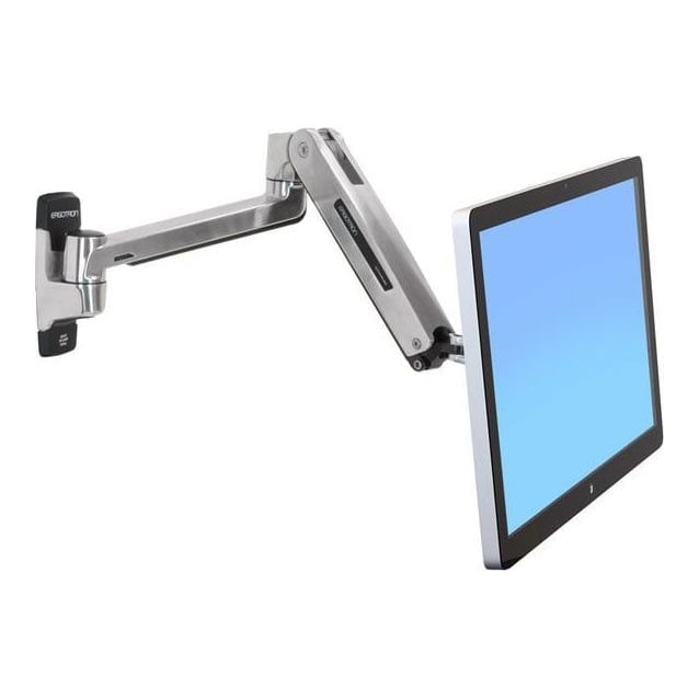 Ergotron LX HD Sit-Stand, 13.6 kg, 116.8 cm (46"), 75 x 75 mm, 400 x 400 mm, Silver