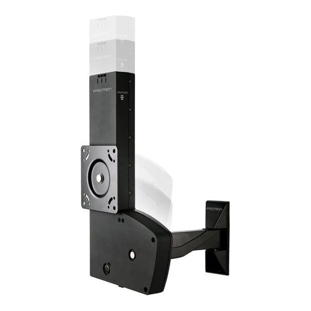 Ergotron 61-113-085, 13.6 kg, 68.6 cm (27"), 106.7 cm (42"), 100 x 100 mm, 400 x 400 mm, Black