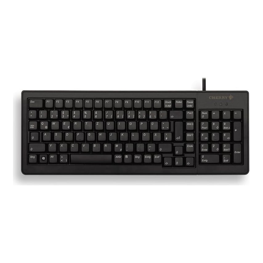 CHERRY XS Complete G84-5200, Full-size (100%), Wired, USB, Mechanical, QWERTY, Black