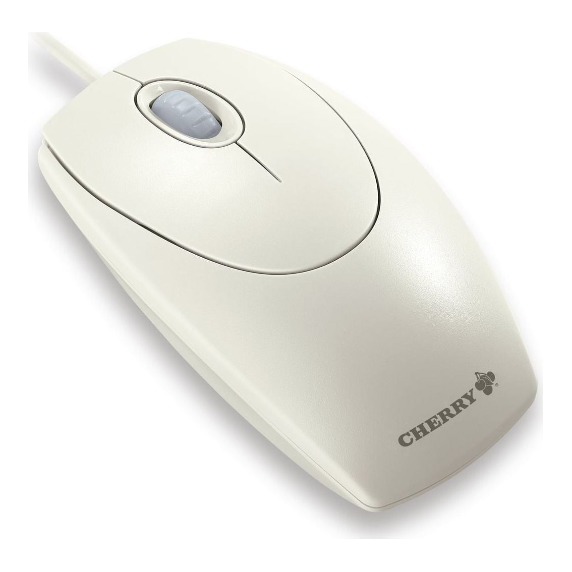 CHERRY WHEELMOUSE OPTICAL Corded Mouse, Light Grey, PS2/USB, Ambidextrous, Optical, USB Type-A + PS/2, 1000 DPI, Grey