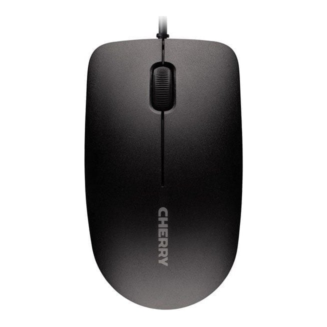 CHERRY MC 1000 Corded Mouse, Black, USB, Ambidextrous, Optical, USB Type-A, 1200 DPI, Black