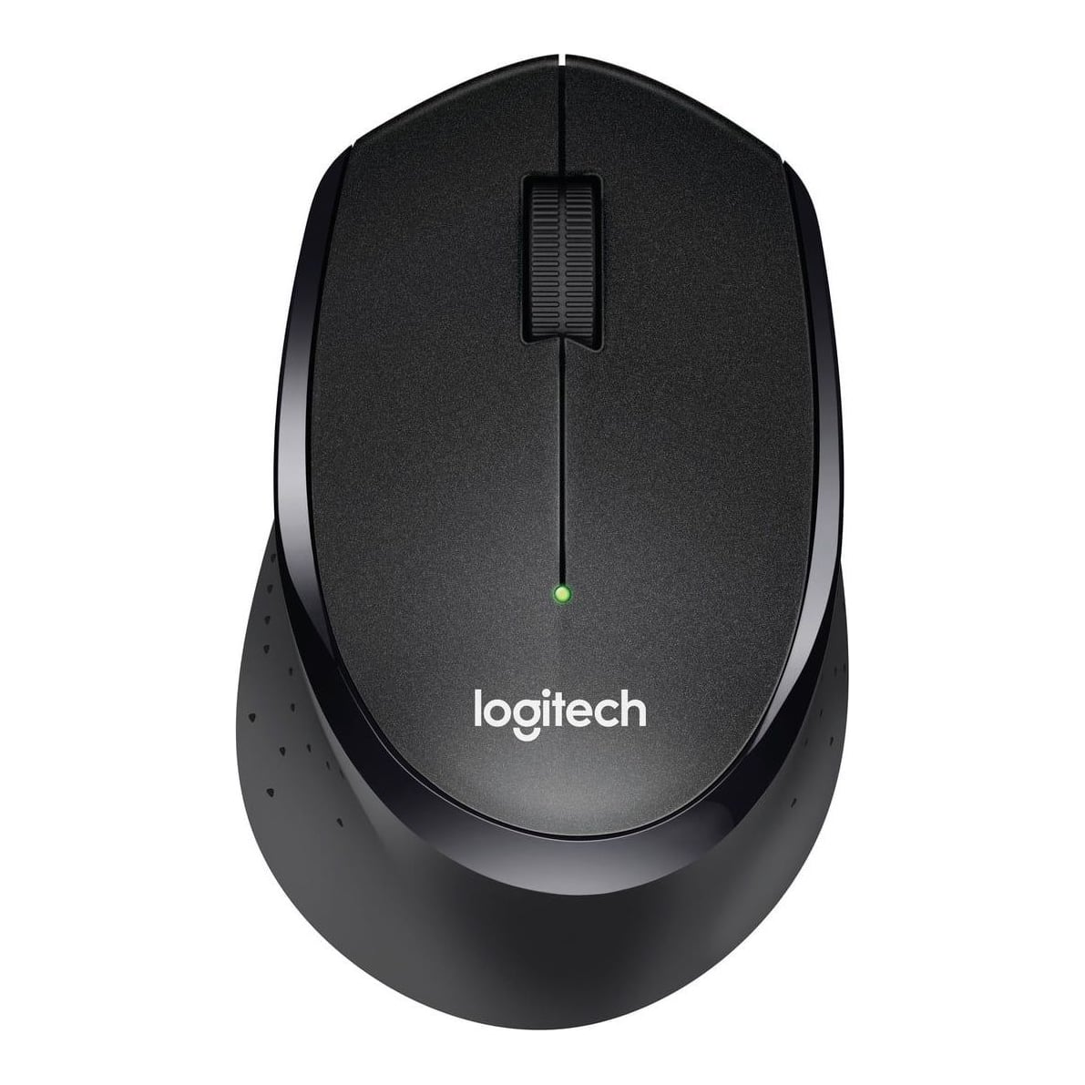 Logitech M330 SILENT PLUS, Right-hand, Optical, RF Wireless, 1000 DPI, Black