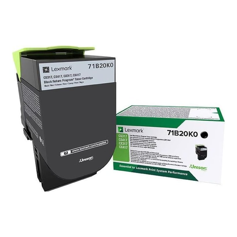 Lexmark 71B20K0, 3000 pages, Black, 1 pc(s)
