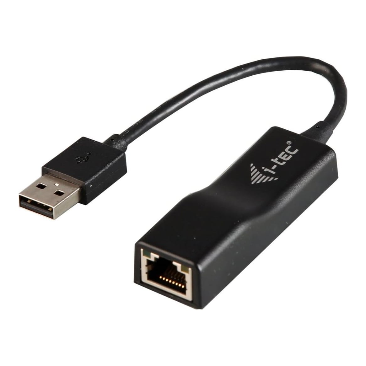 i-tec Advance USB 2.0 Fast Ethernet Adapter, Wired, USB, Ethernet, 100 Mbit/s, Black