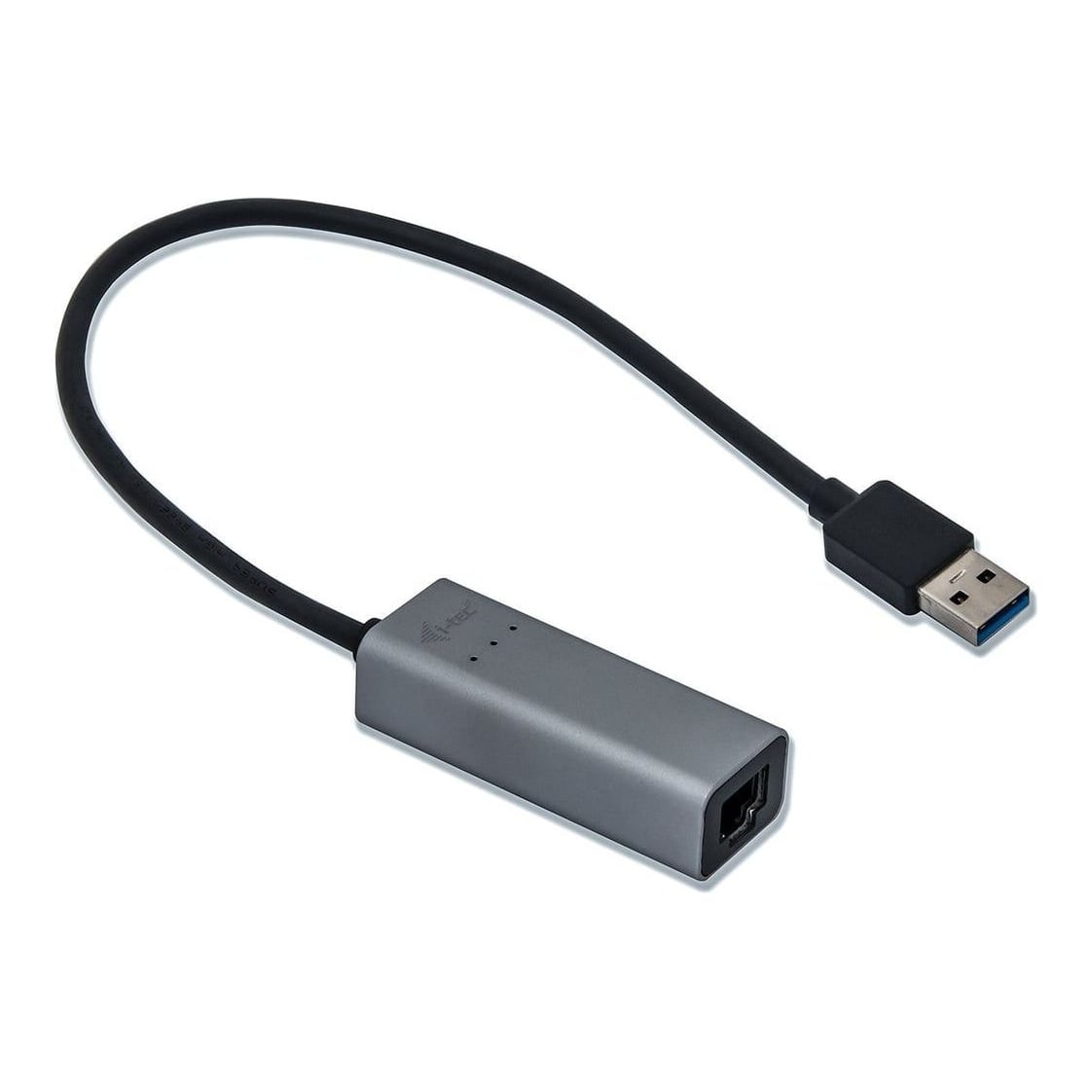 i-tec Metal USB 3.0 Gigabit Ethernet Adapter, Wired, USB, Ethernet, 1000 Mbit/s, Black, Grey
