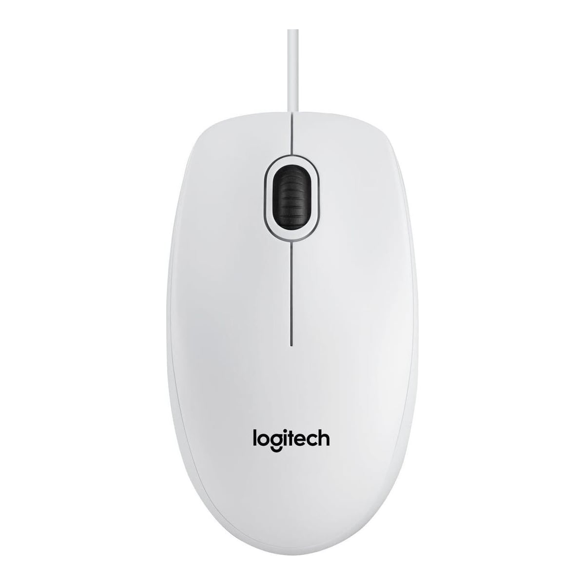 Logitech B120 Optical Combo Mouse, Ambidextrous, Optical, USB Type-A, 800 DPI, White
