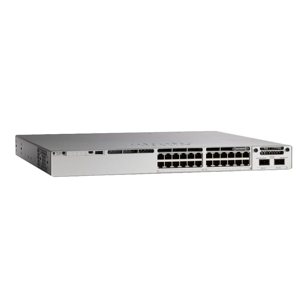 Cisco Catalyst C9300-24UX-E, Managed, L2/L3, 10G Ethernet (100/1000/10000), Power over Ethernet (PoE), Rack mounting, 1U