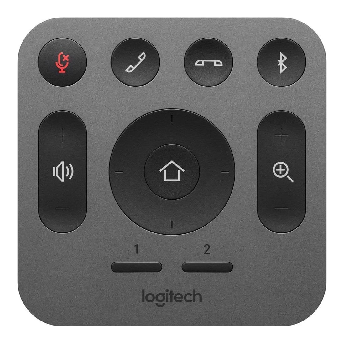 Logitech MeetUp, Webcam, RF Wireless, Press buttons, Grey
