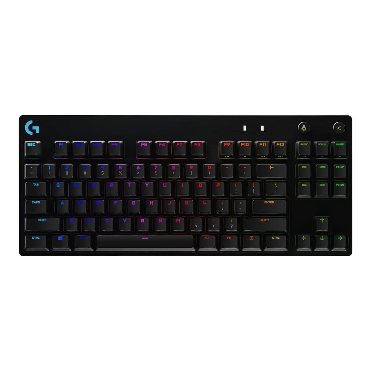 Logitech G G PRO Mechanical Gaming Keyboard, Tenkeyless (80 - 87%), Wired, USB, Mechanical, RGB LED, Black