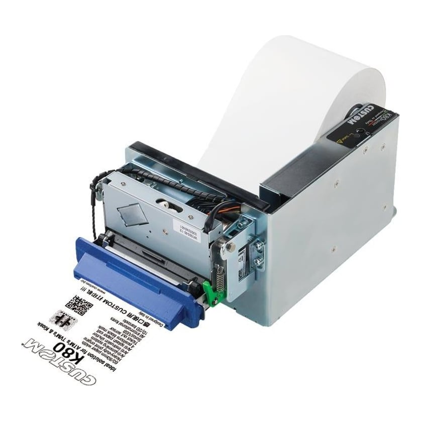 CUSTOM K80, Thermal, POS printer, 203 x 203 DPI, 150 mm/sec, 88 µm, 18 cm