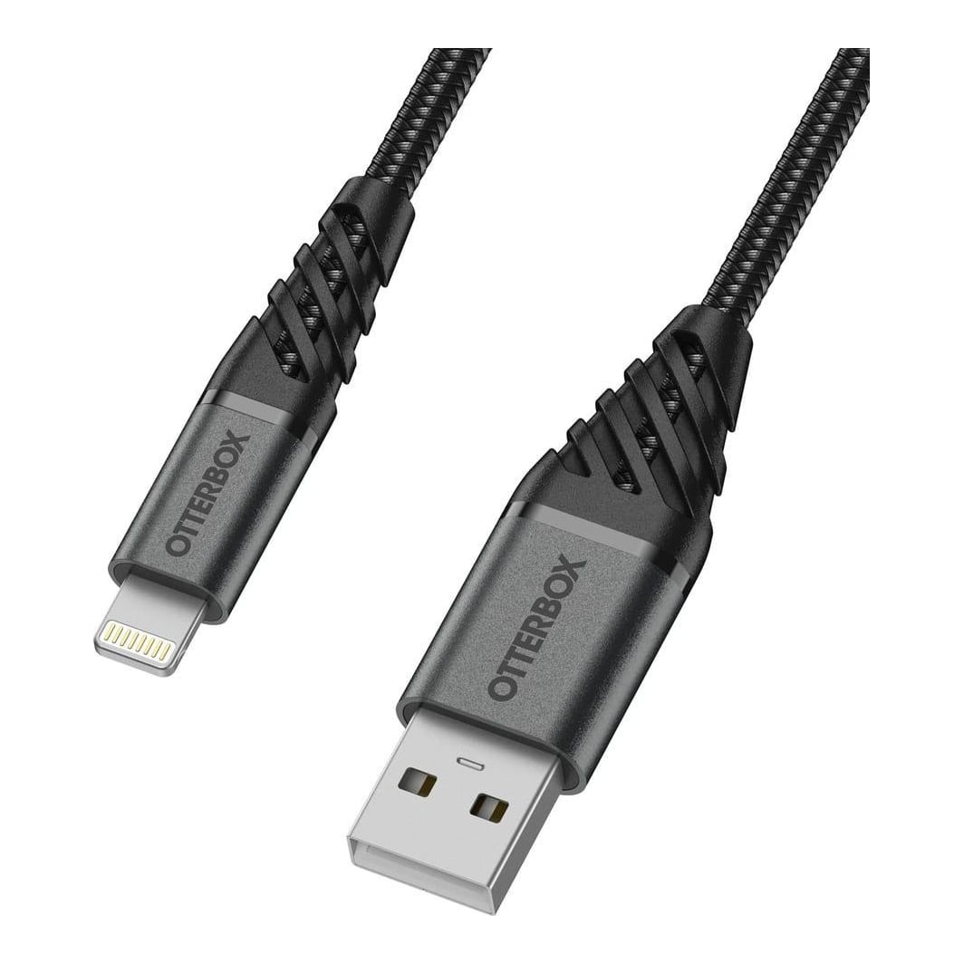 OtterBox Premium Cable USB A-Lightning 1M, black, 1 m, Lightning, USB A, Male, Male, Black