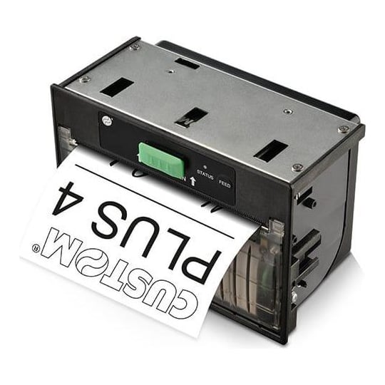 CUSTOM PLUS4, Thermal transfer, 204 x 204 DPI, 70 mm/sec, Wired, Black