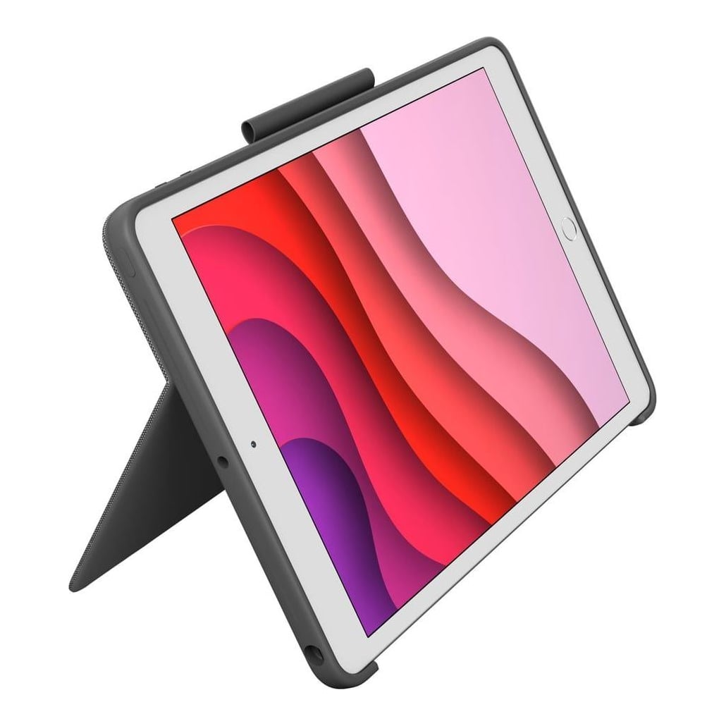 Logitech Combo Touch, QWERTY, Nordic, Touchpad, 1.8 cm, 1 mm, Apple