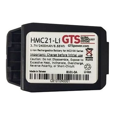 GTS Electronics GTS HMC21-LI, Battery, Motorola, MC2100, Black, Lithium-Ion (Li-Ion), 2400 mAh