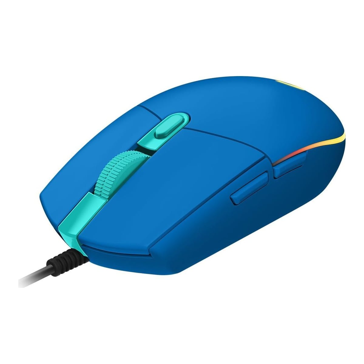 Logitech G G203 LIGHTSYNC Gaming Mouse, USB Type-A, 8000 DPI, 1 ms, Blue