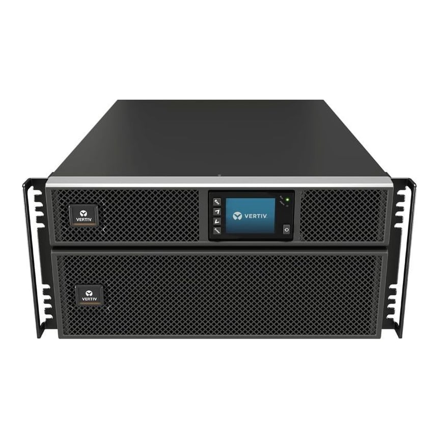 Vertiv Liebert GXT5 Double Online Conversion UPS -10kVA/10kW| 230V| With Rackmount Kit and Intellislot RDU101 Communication Card|GXT5-10KIRT5UXLN, Double-conversion (Online), 10 kVA, 10000 W, Pure sine, 176 V, 288 V