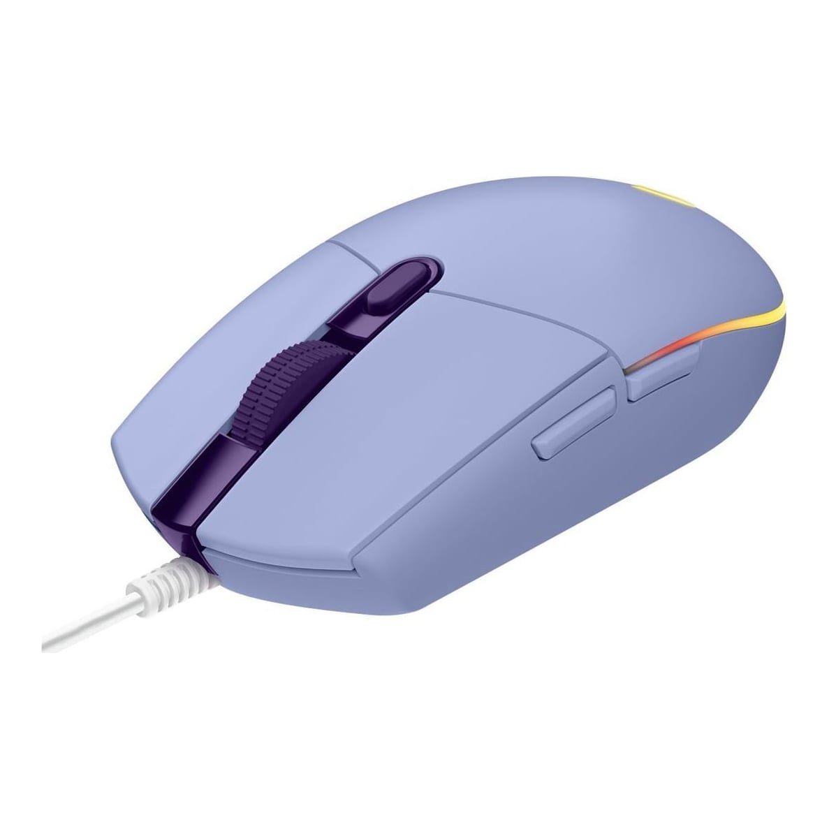 Logitech G G203 LIGHTSYNC Gaming Mouse, USB Type-A, 8000 DPI, 1 ms, Lilac